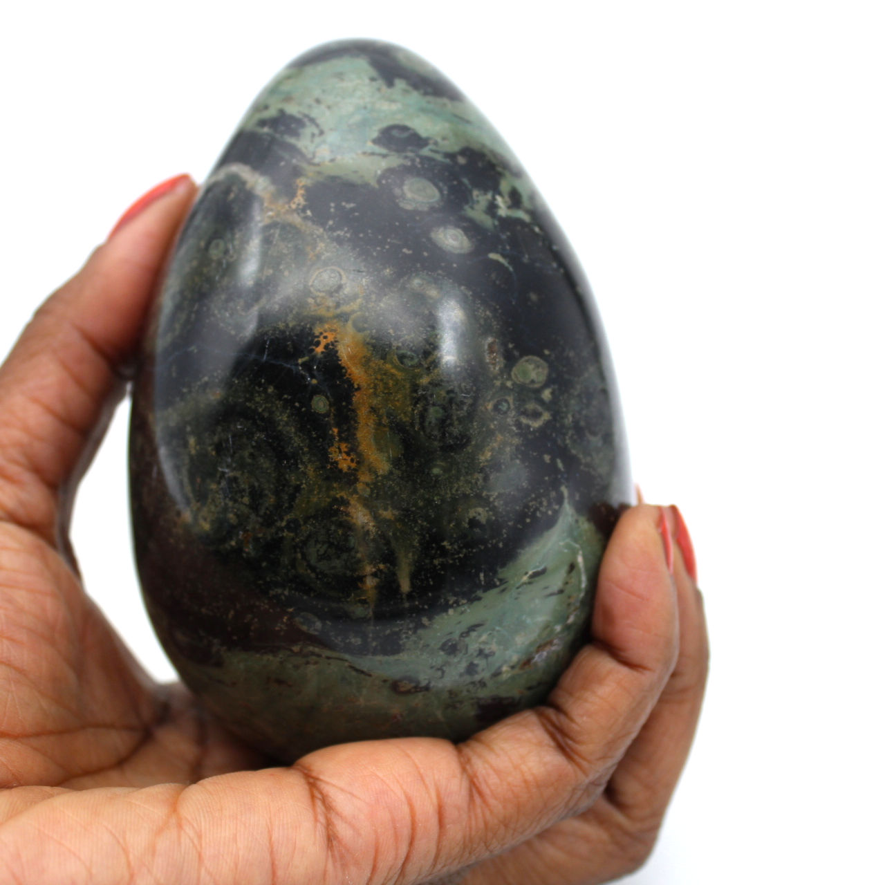 Kambamba jasper mineral egg