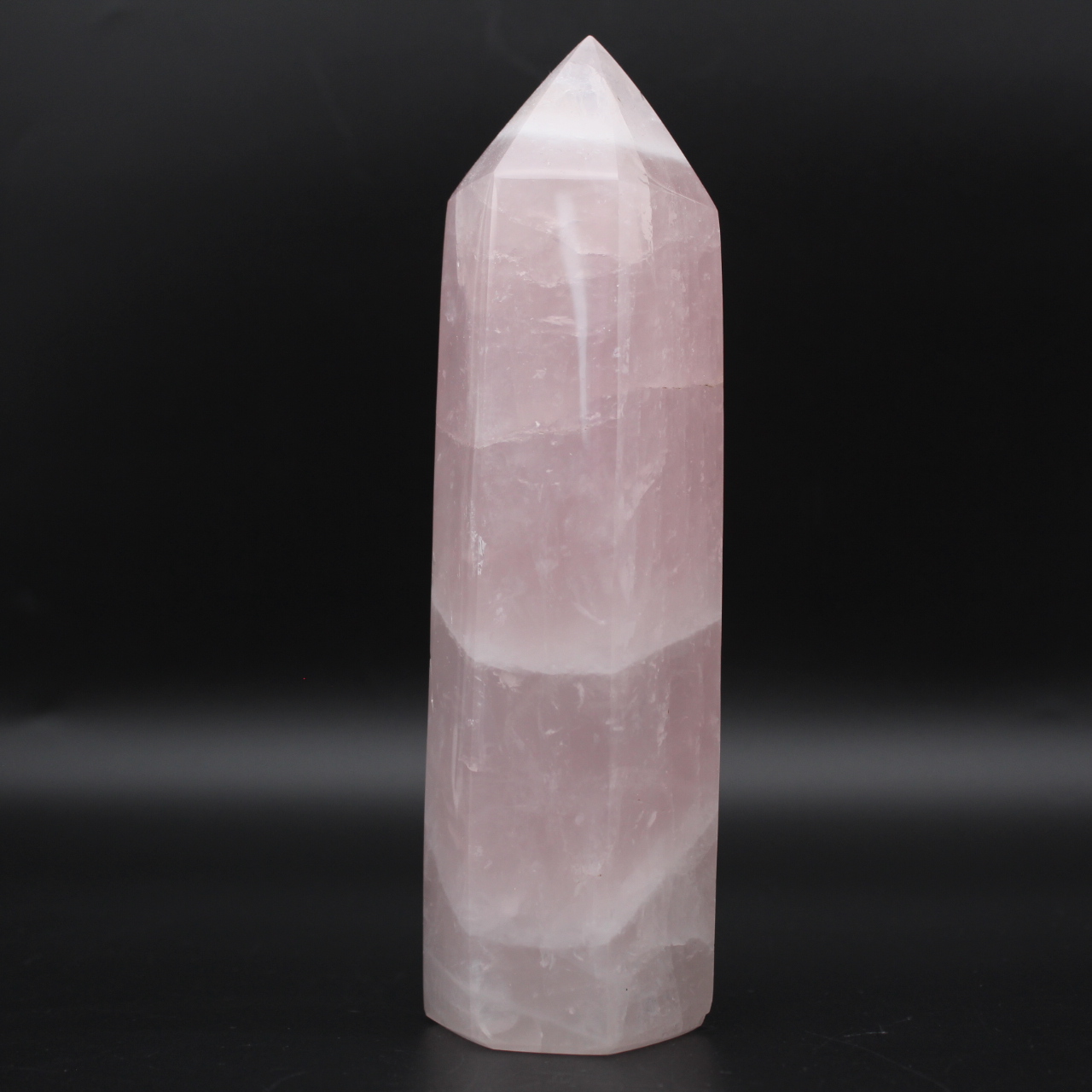 Rose quartz prism