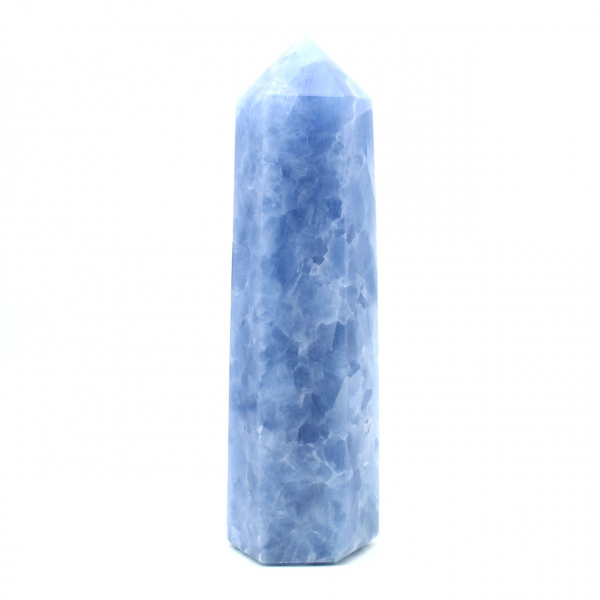 blue calcite prism
