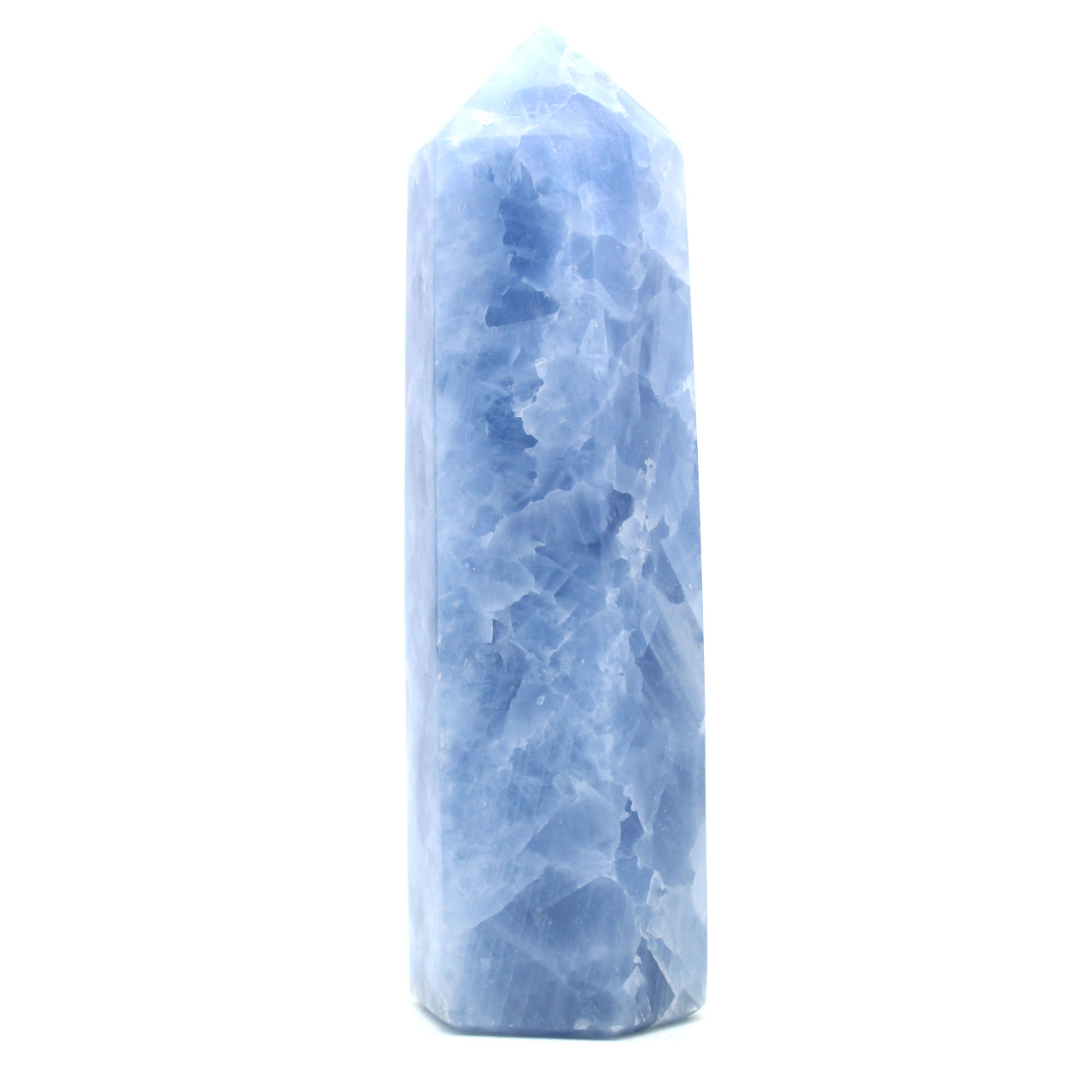 Prisme de calcite bleue