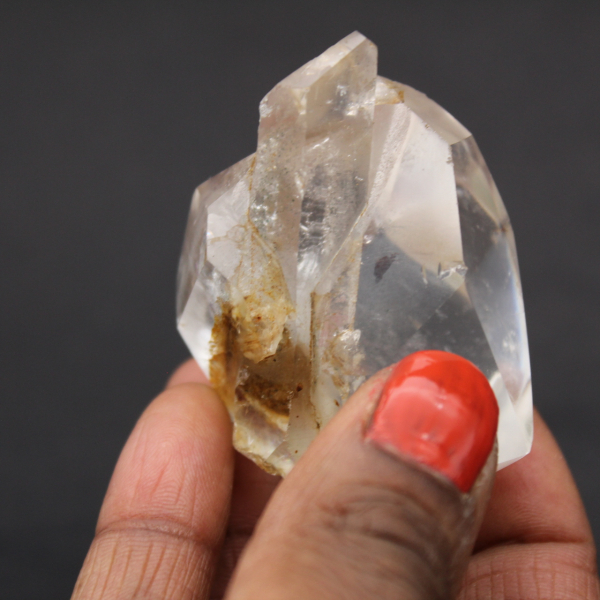 Resurfaced rock crystal