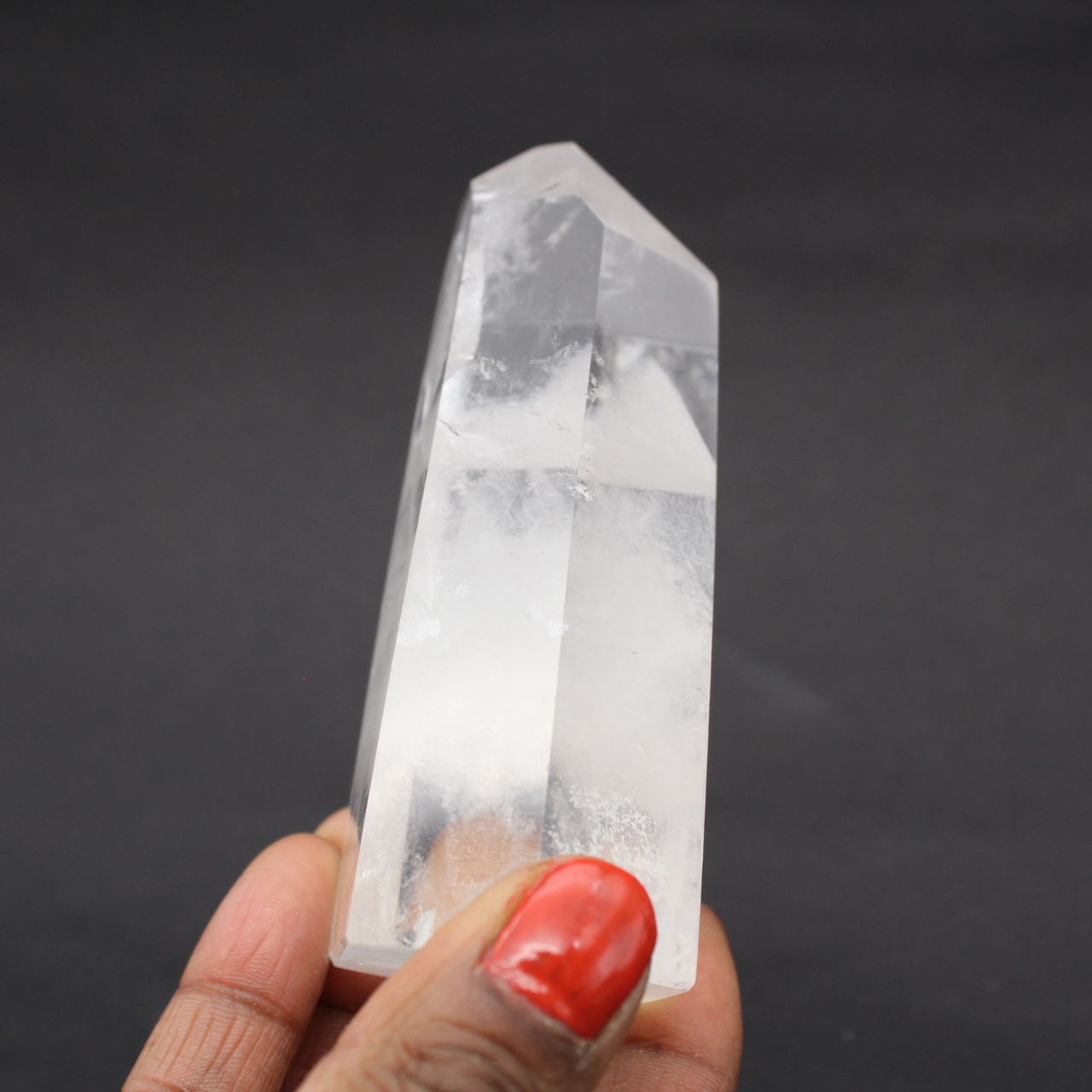 Prisme de quartz avec beau fantôme