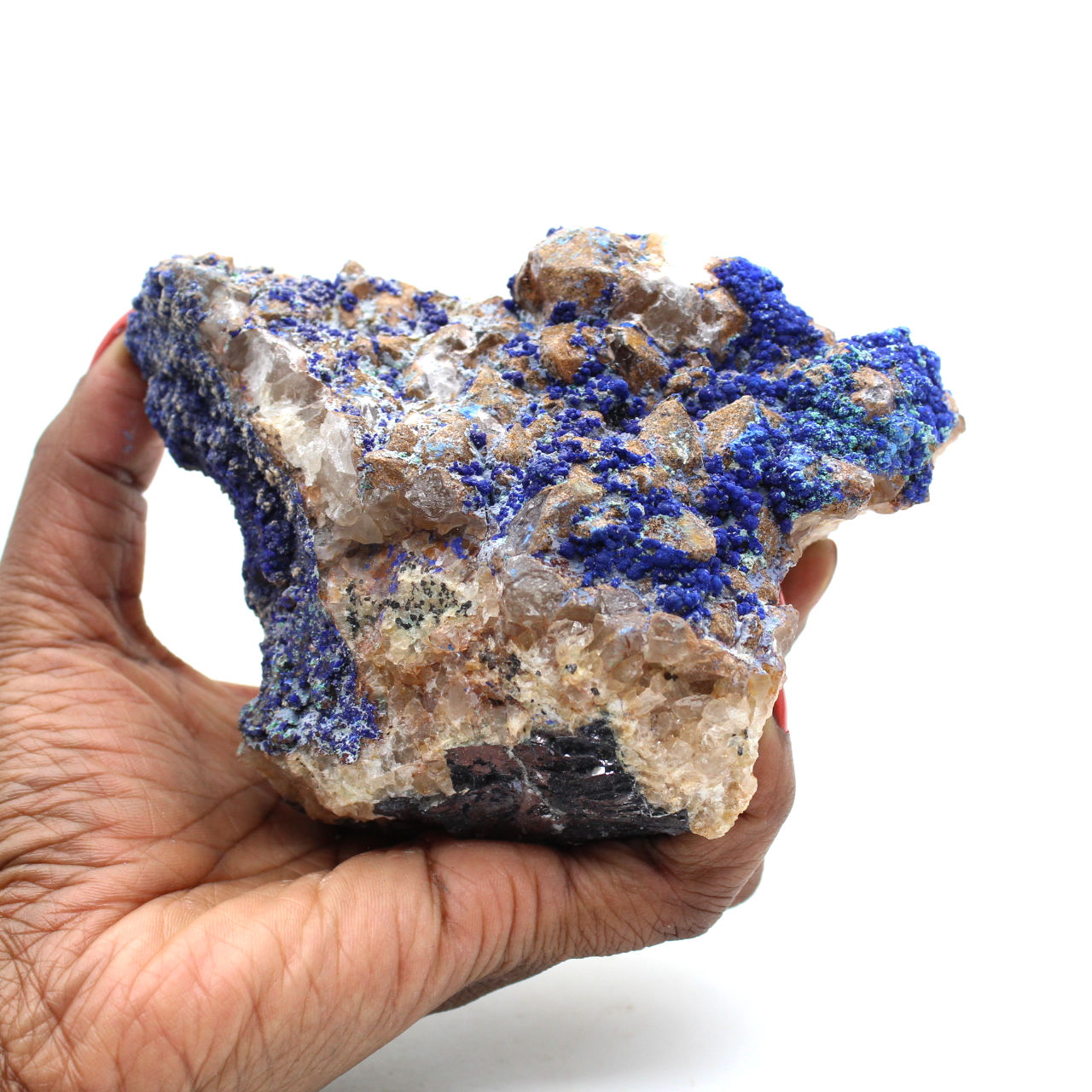 Azurite malachite et galène