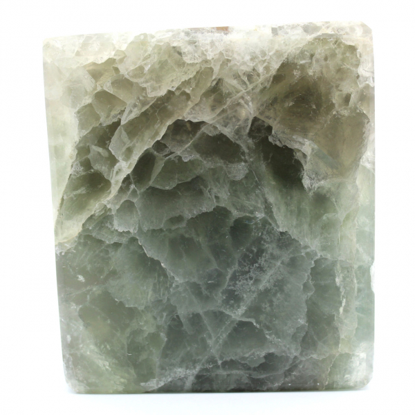 Bloc hexaèdre en Fluorite verte