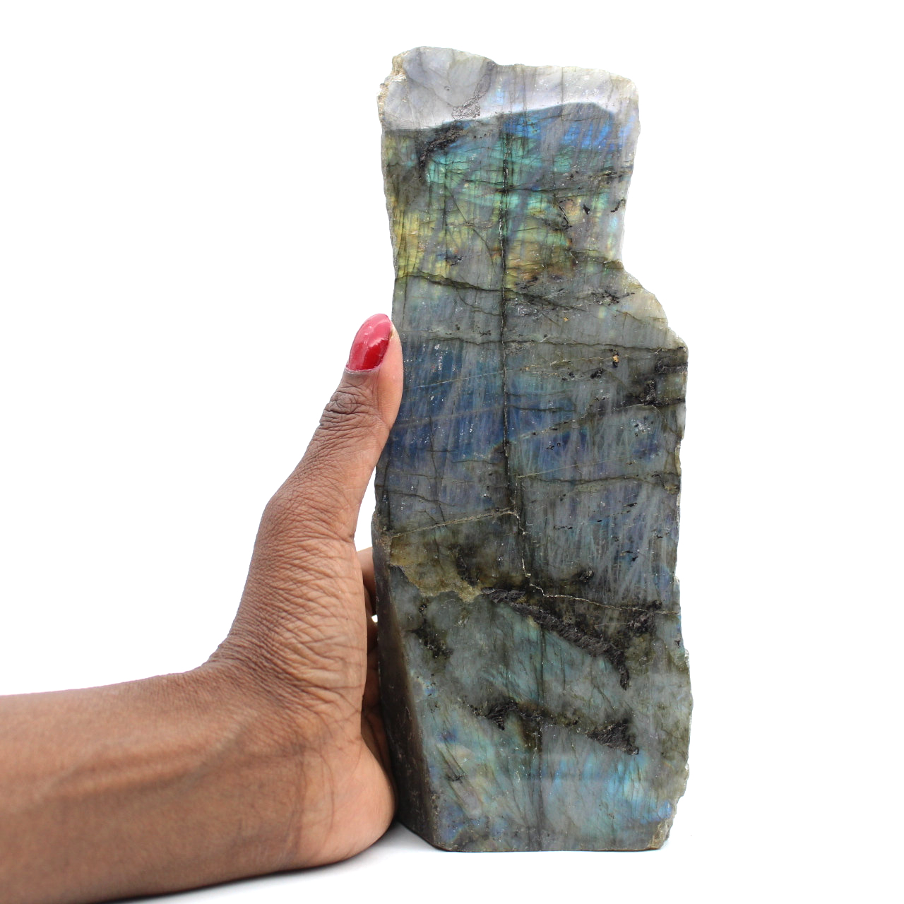 Labradorite mi-brute de collection