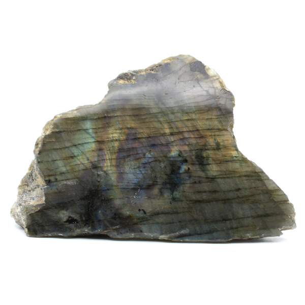 Labradorite d'ornement mi-polie