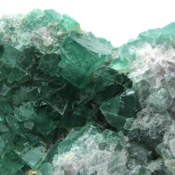 Fluorite naturelle de madagascar cristallisée