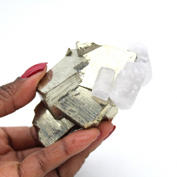 Cristaux de pyrite du pérou