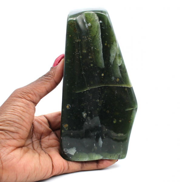 Forme libre jade néphrite
