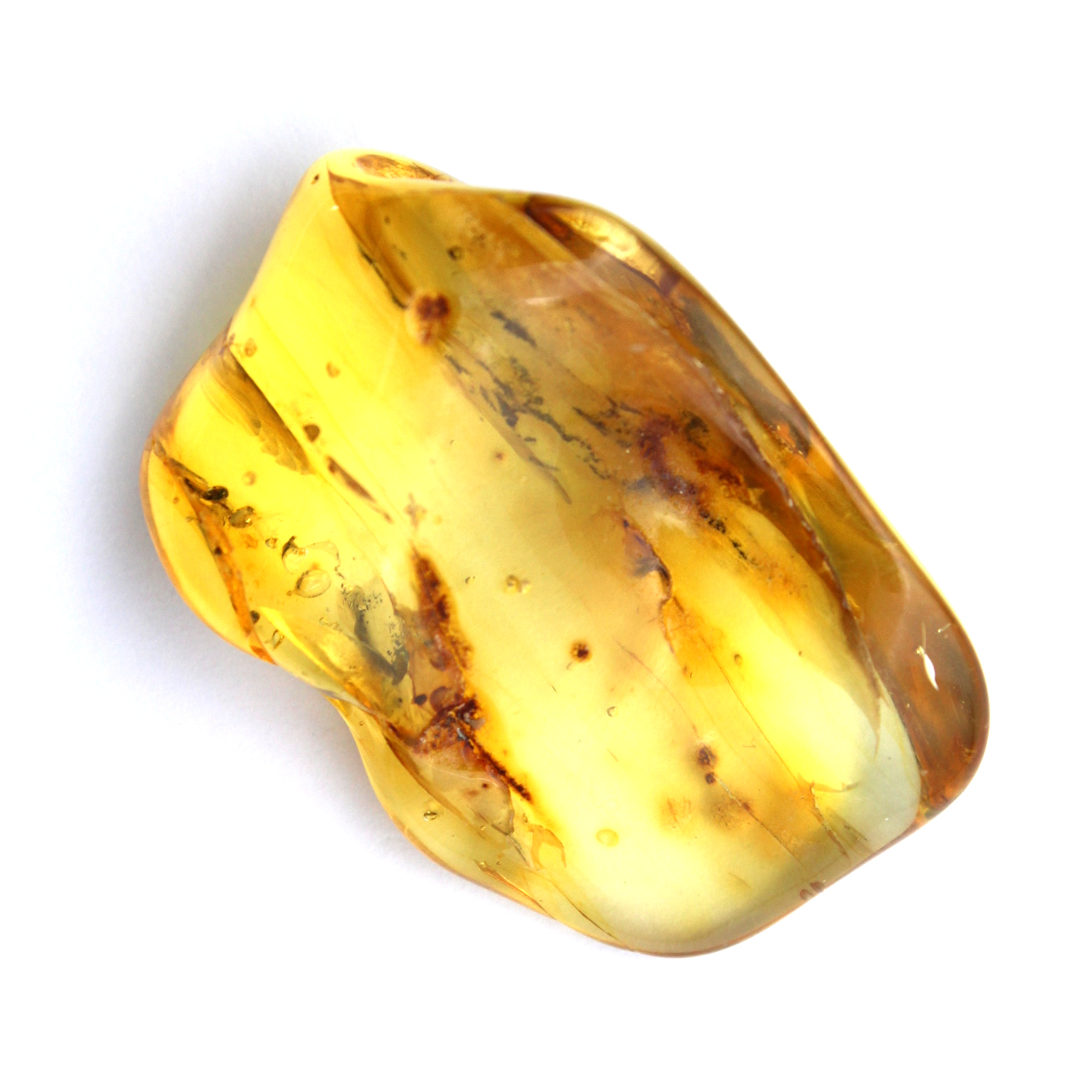 Ambre jaune polie