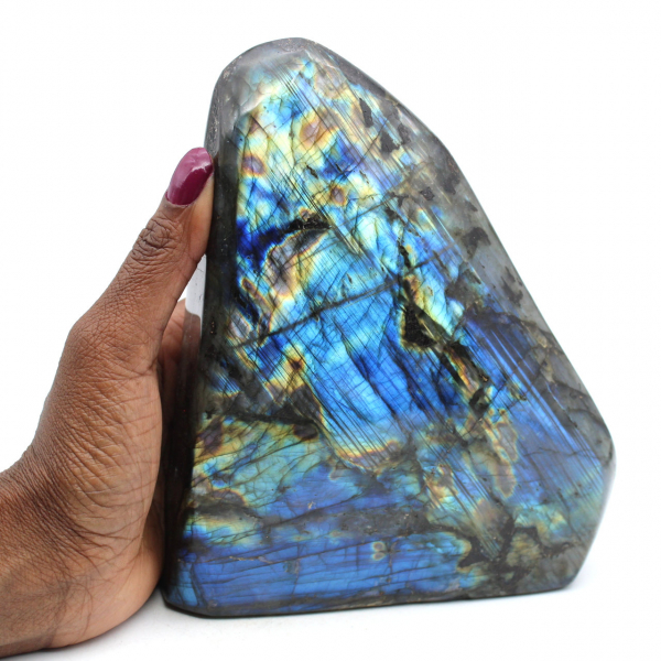 Labradorite polie polie de Madagascar