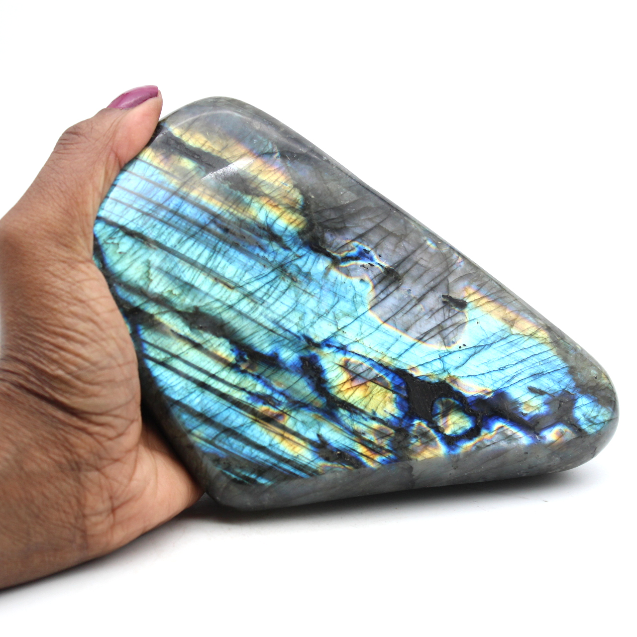 Labradorite polie polie de Madagascar