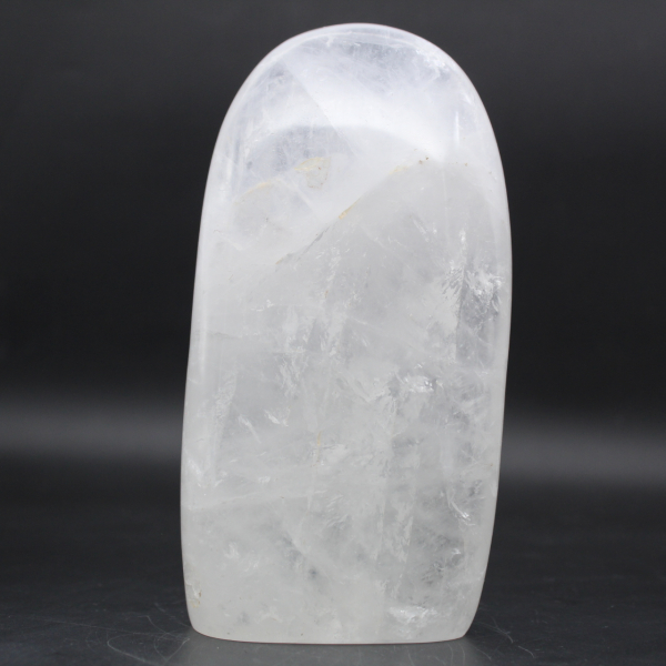 Forme libre de cristal de roche polie