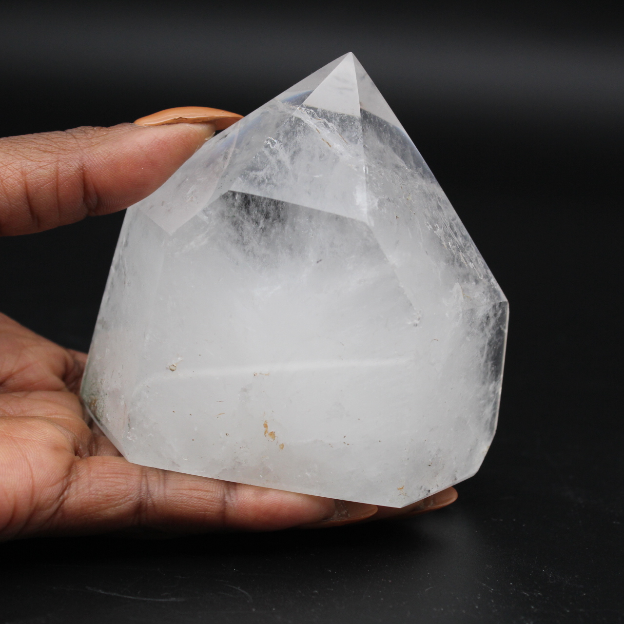 Prisme de cristal de roche de Madagascar