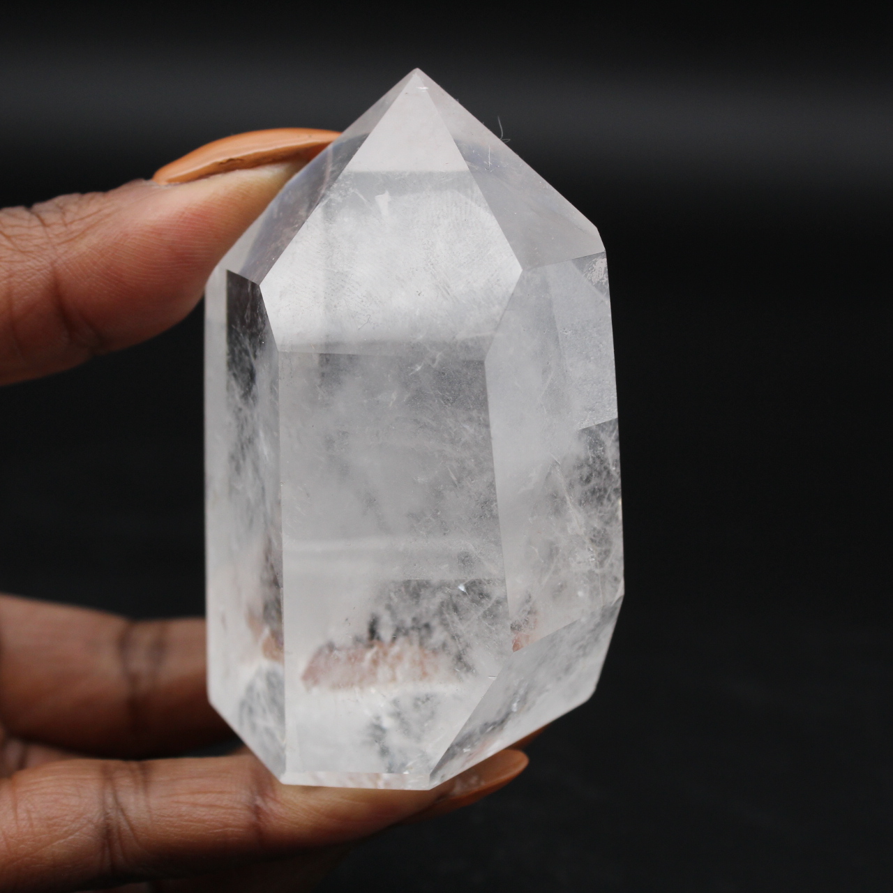 Quartz cristal avec fantôme de croissance