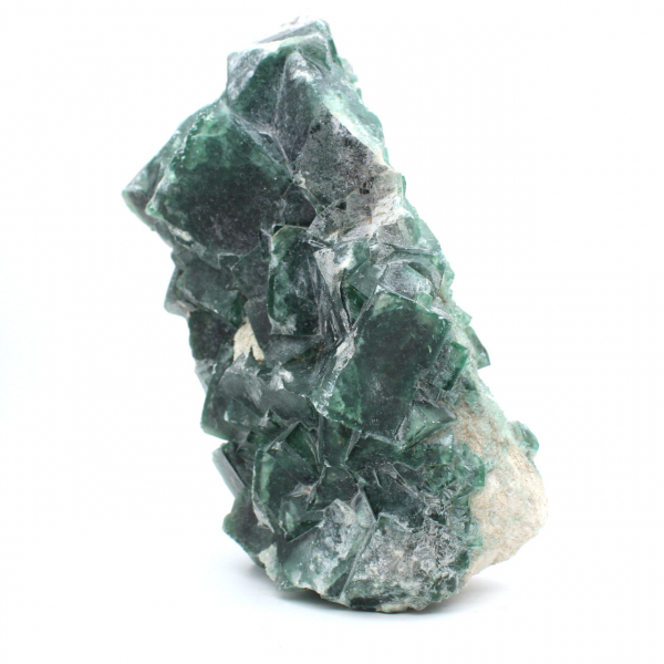 Kristallisierter natürlicher grüner fluorit