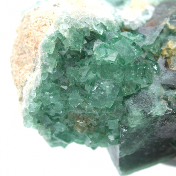 Fluorite naturelle de madagascar cristallisée