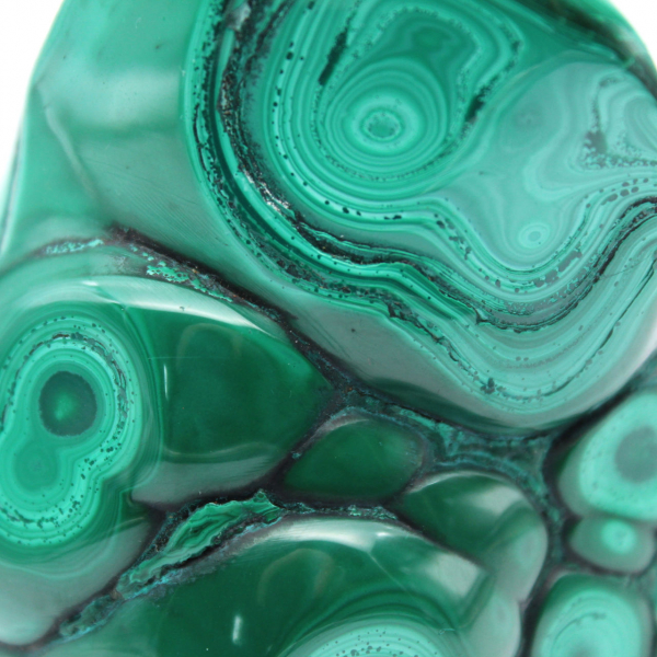 Malachite polished stone