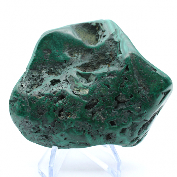 Bloc de malachite naturel