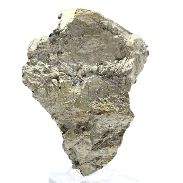 Natural pyrite on base