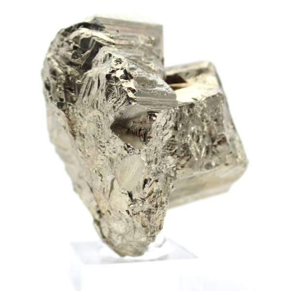 Pyrite stone on base