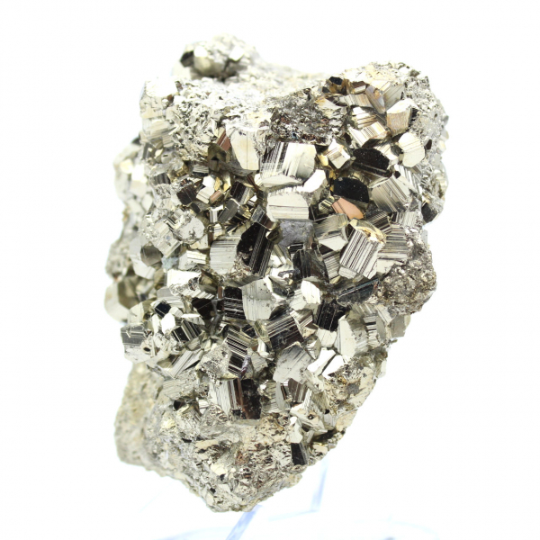 Crystallized pyrite