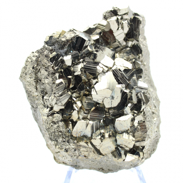 Pyrite crystals