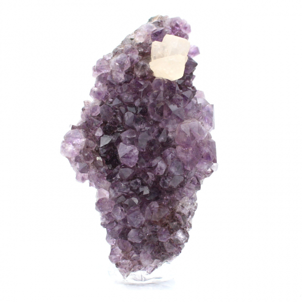 Amethyst Druse and Calcite