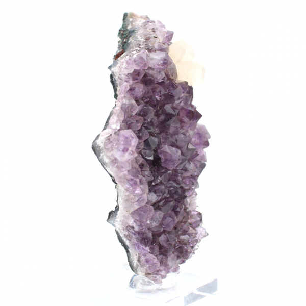 Amethyst Druse and Calcite