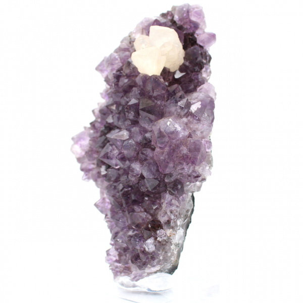 Amethyst Druse and Calcite