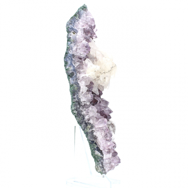 Calcit auf Amethyst