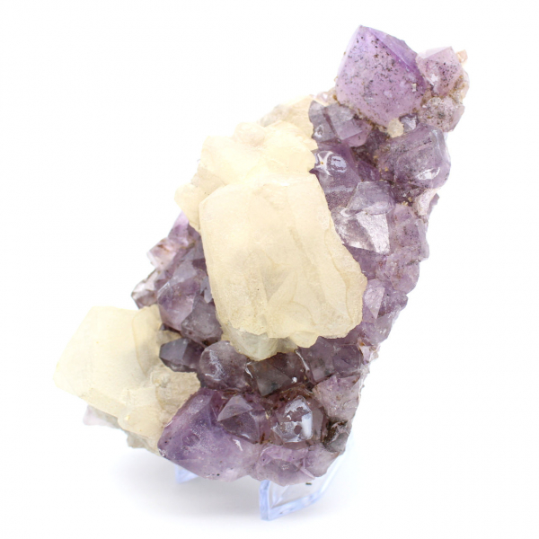 Amethyst Druse and Calcite