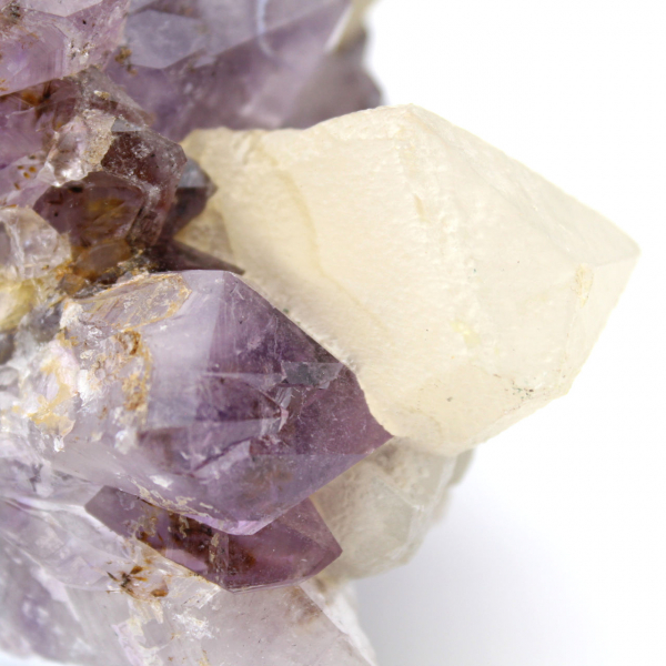 Amethyst Druse and Calcite