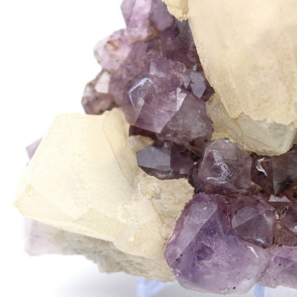 Amethyst Druse and Calcite