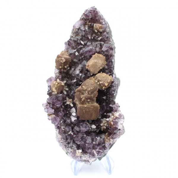 Brasilianischer Amethyst mit Calcit