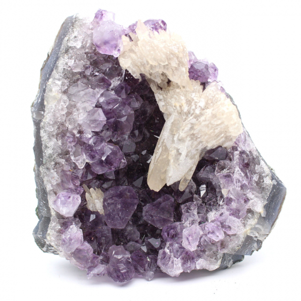 Amethyst and Calcite