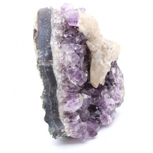 Amethyst and Calcite