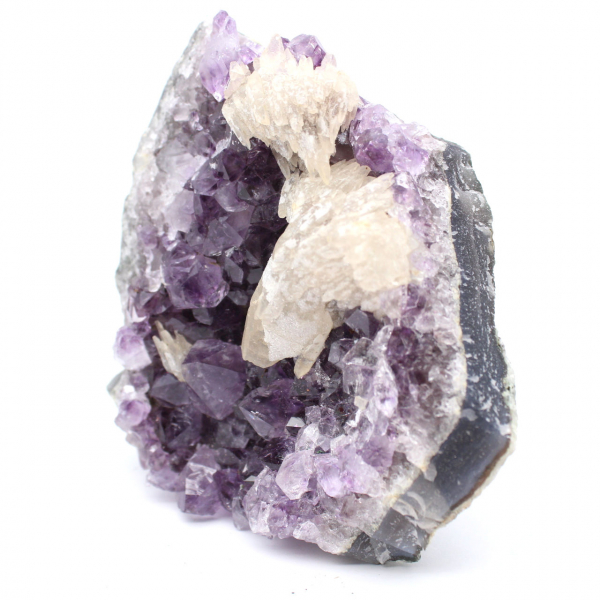 Amethyst and Calcite