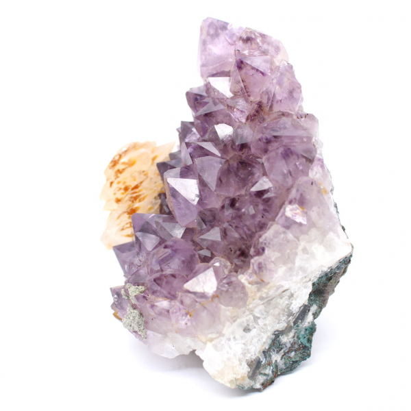 Amethyst Druse and Calcite