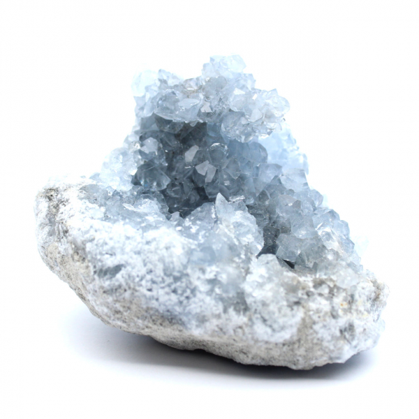 Geode di celestite cristallizzato