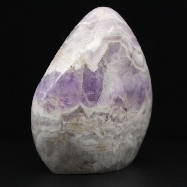 Polished amethyst stone from Madagascar