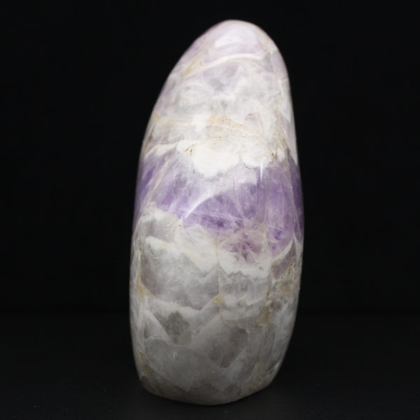 Polished amethyst stone from Madagascar