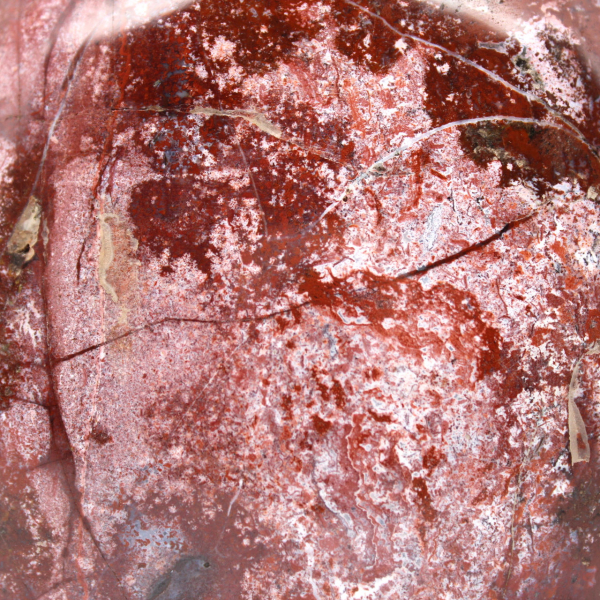 Free form of red jasper