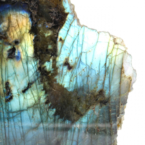 Natural half-raw decorative Labradorite