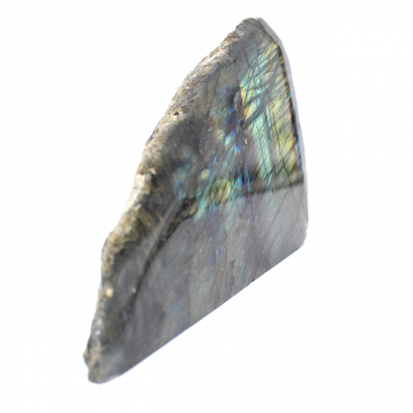 Rock one face polished in Labradorite