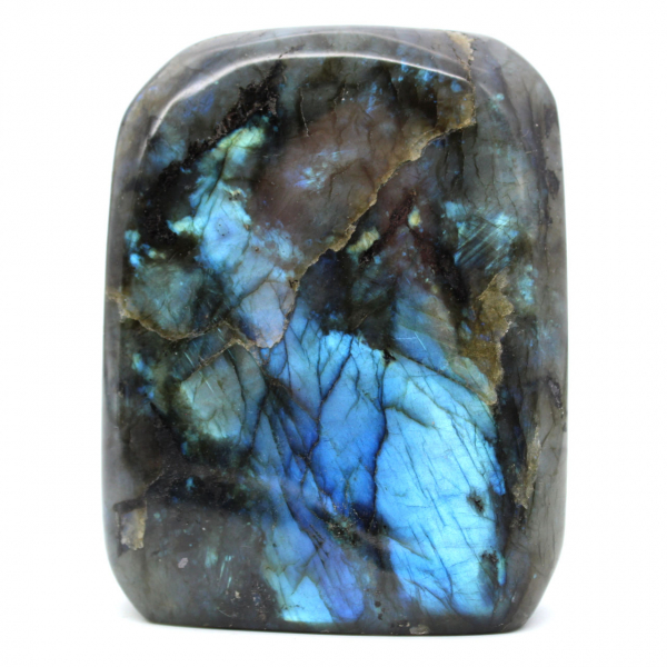 Pierre en Labradorite polie naturelle