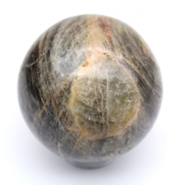 Pietra di luna nera naturale