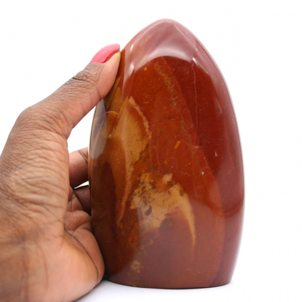 Roccia naturale di diaspro rosso