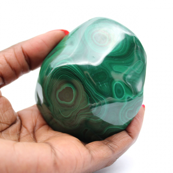Malachite polie de collection