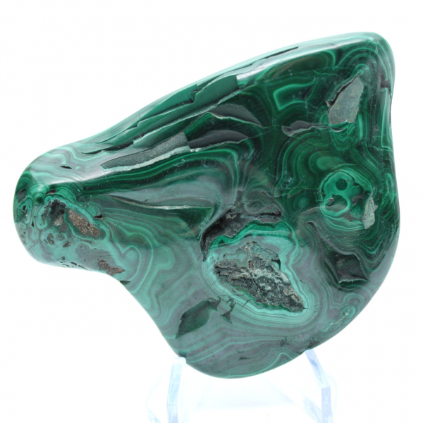 Pierre de malachite naturelle
